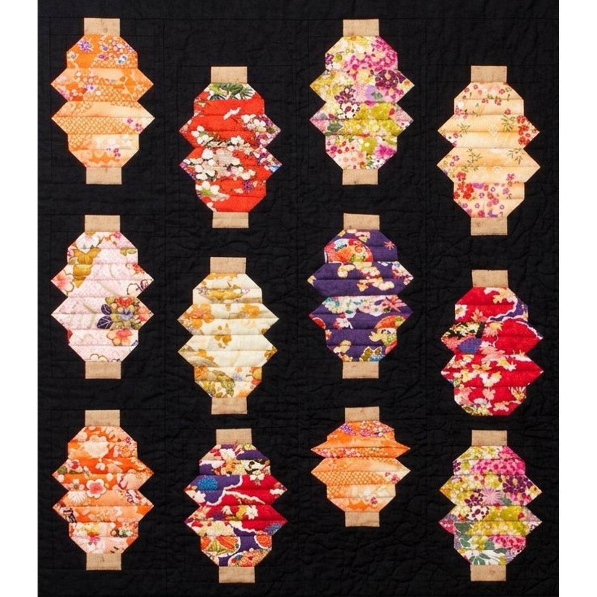Dancing Lanterns Quilt Pattern AEQ-05w - Wholesale Product