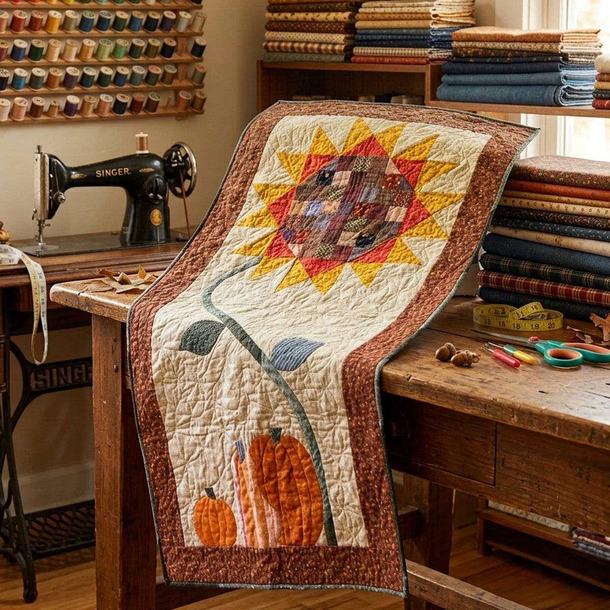 Indian Summer Quilt Pattern AEQ-06w - Wholesale Product