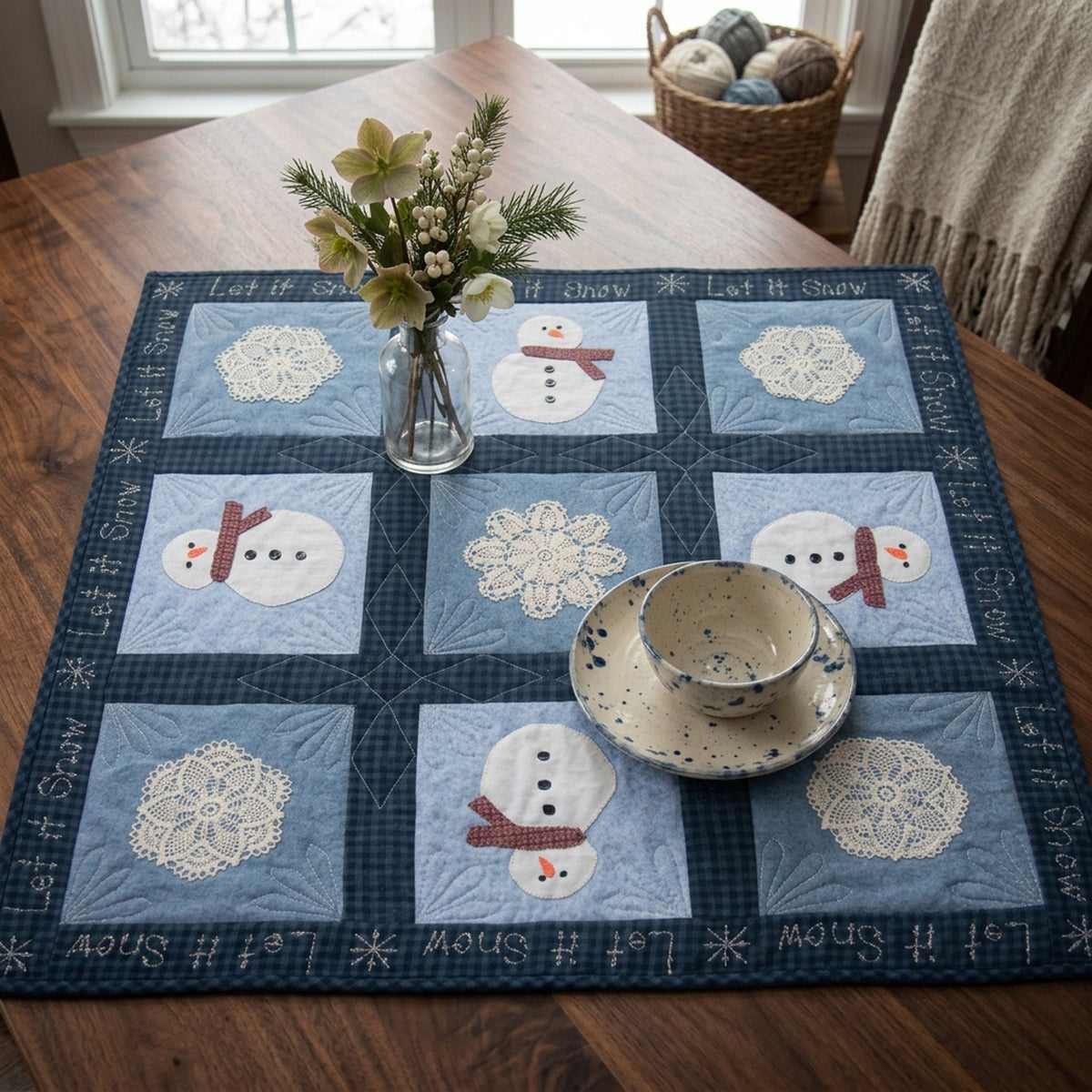 Let It Snow Quilt Pattern AEQ-09 - Paper Pattern