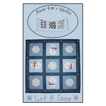 Let It Snow Quilt Pattern AEQ-09 - Paper Pattern
