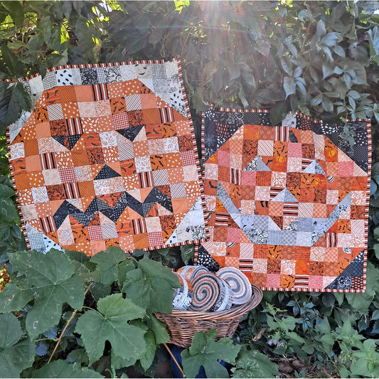 Scrappy Jacks Quilt AEQ-106e - Downloadable Pattern