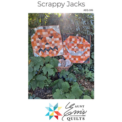 Scrappy Jacks Quilt AEQ-106e - Downloadable Pattern