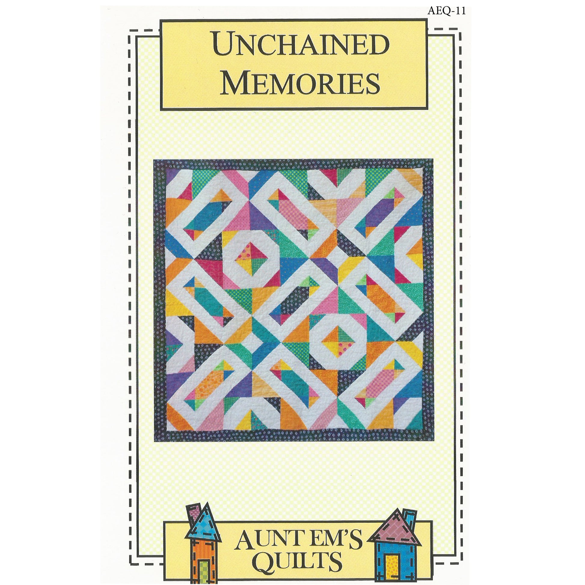 Cover image of pattern for Unchained Memories quilt.