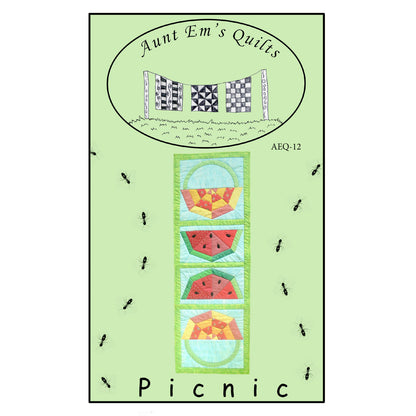 Cover image of pattern for Picnic table runner.