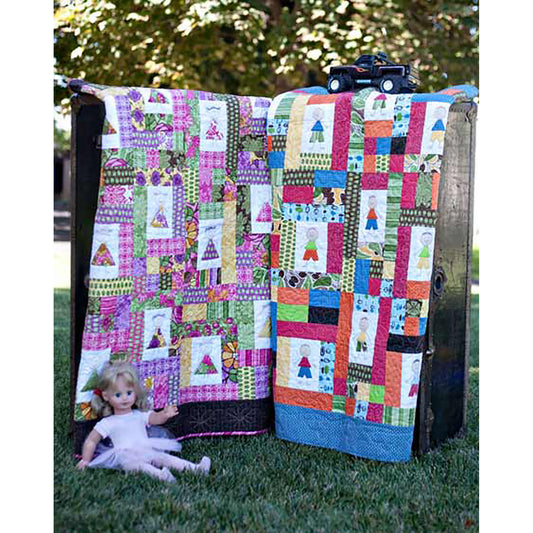 Snips and Snails Meets Sugar & Spice Quilt Pattern AEQ-18 - Paper Pattern