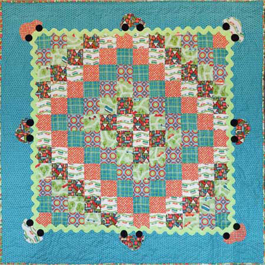 World Traveler Quilt AEQ-19e - Downloadable Pattern