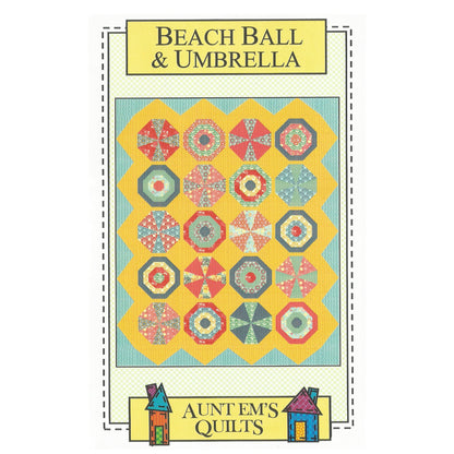 Beach Balls & Umbrellas Quilt Pattern AEQ-24 - Paper Pattern