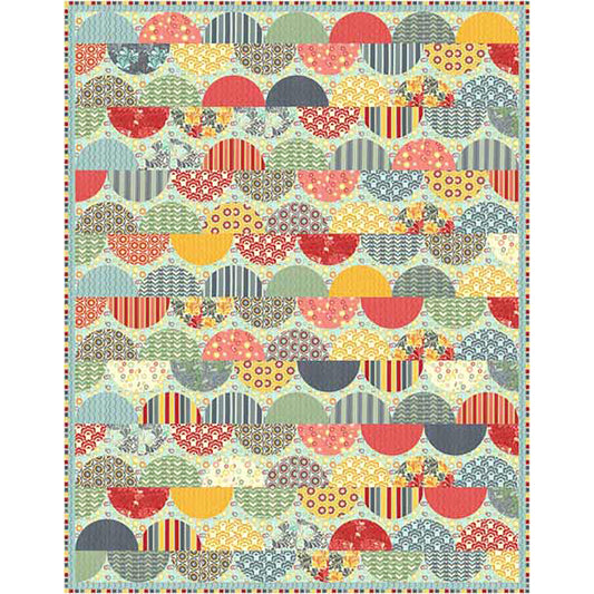 Clam Shells Quilt Pattern AEQ-25 - Paper Pattern