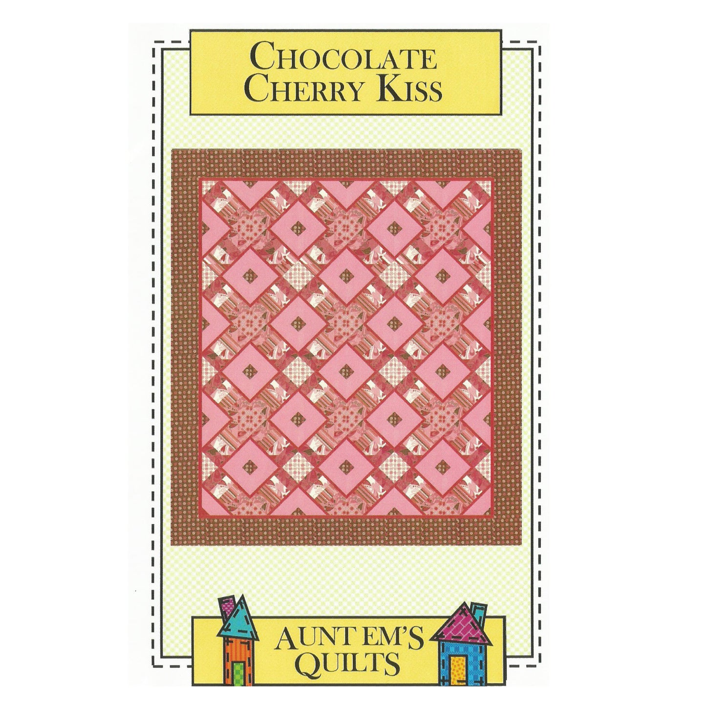 Chocolate Cherry Kiss Quilt AEQ-28e - Downloadable Pattern