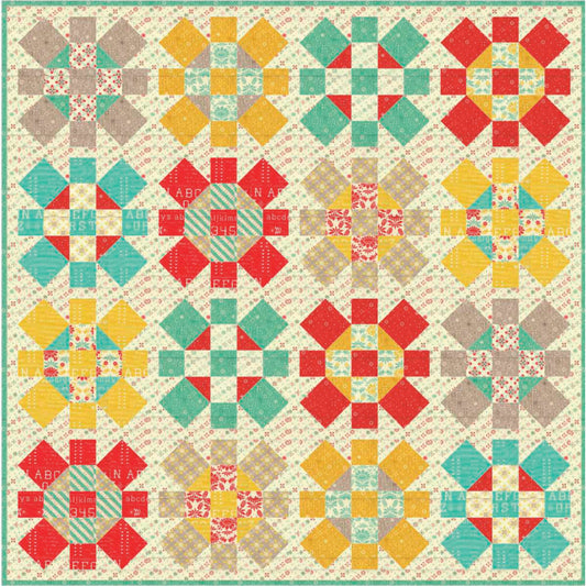 Merry Jane Quilt AEQ-39e - Downloadable Pattern