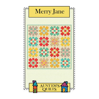 Merry Jane Quilt Pattern AEQ-39 - Paper Pattern