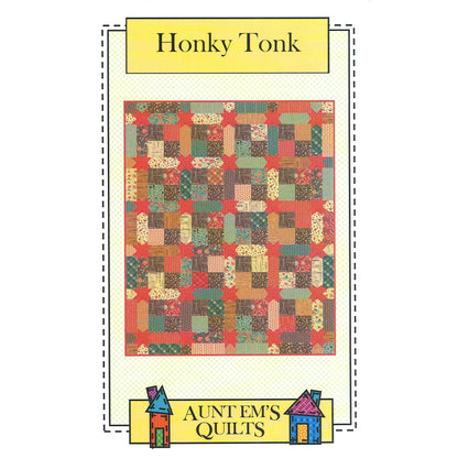 Honky Tonk Quilt Pattern AEQ-41 - Paper Pattern