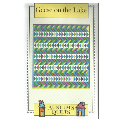 Geese on the Lake Quilt Pattern AEQ-45 - Paper Pattern