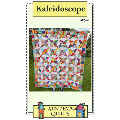 Cover image of pattern for Kaleidoscope quilt.