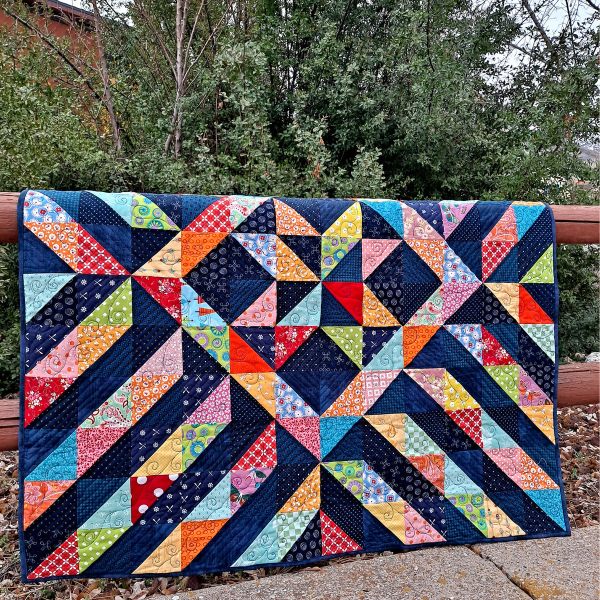 Sunshine on a Cloudy Day Quilt Pattern AEQ-48w  - Wholesale Product