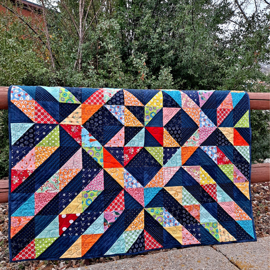 Sunshine on a Cloudy Day Quilt AEQ-48e - Downloadable Pattern