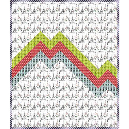 Heartbeat of Paris Quilt AEQ-49e - Downloadable Pattern