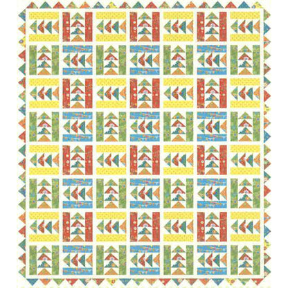 Picnic in the Park Quilt Pattern AEQ-50 - Paper Pattern