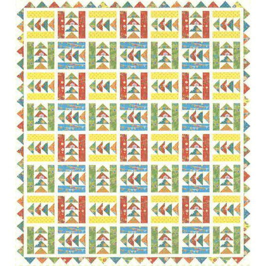 Picnic in the Park Quilt AEQ-50e - Downloadable Pattern