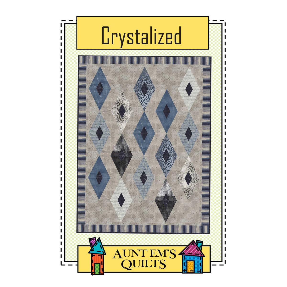 Crystalized Quilt Pattern AEQ-52 - Paper Pattern