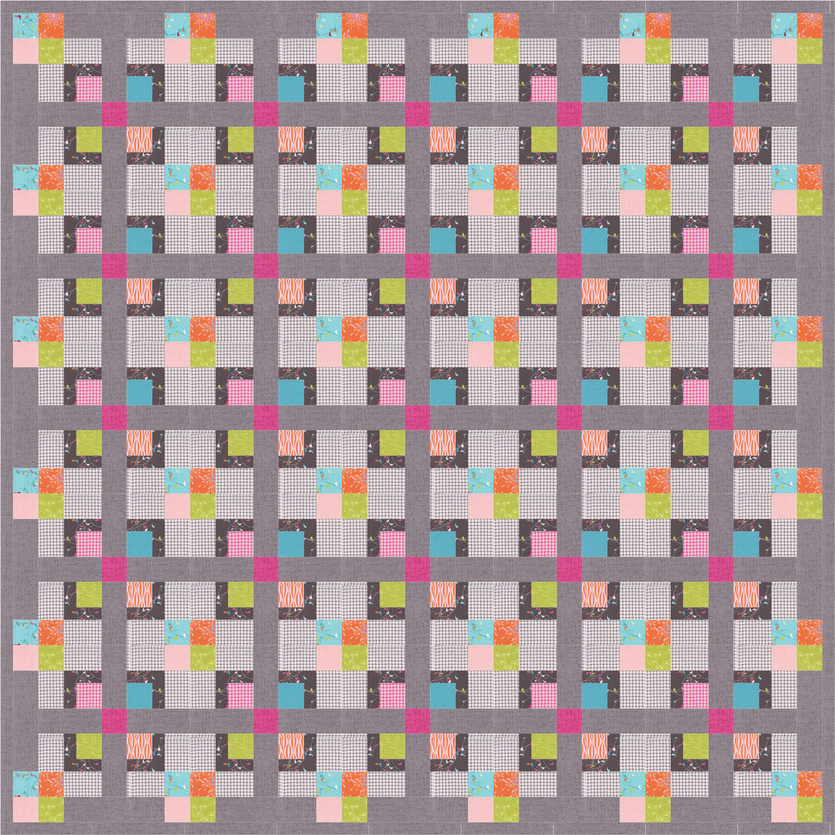 Bandbox Quilt AEQ-54e - Downloadable Pattern