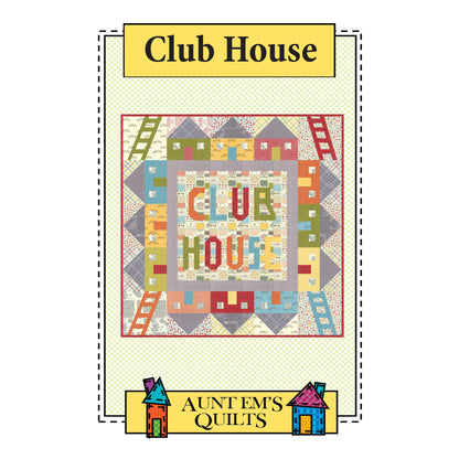 Club House Quilt AEQ-58e - Downloadable Pattern