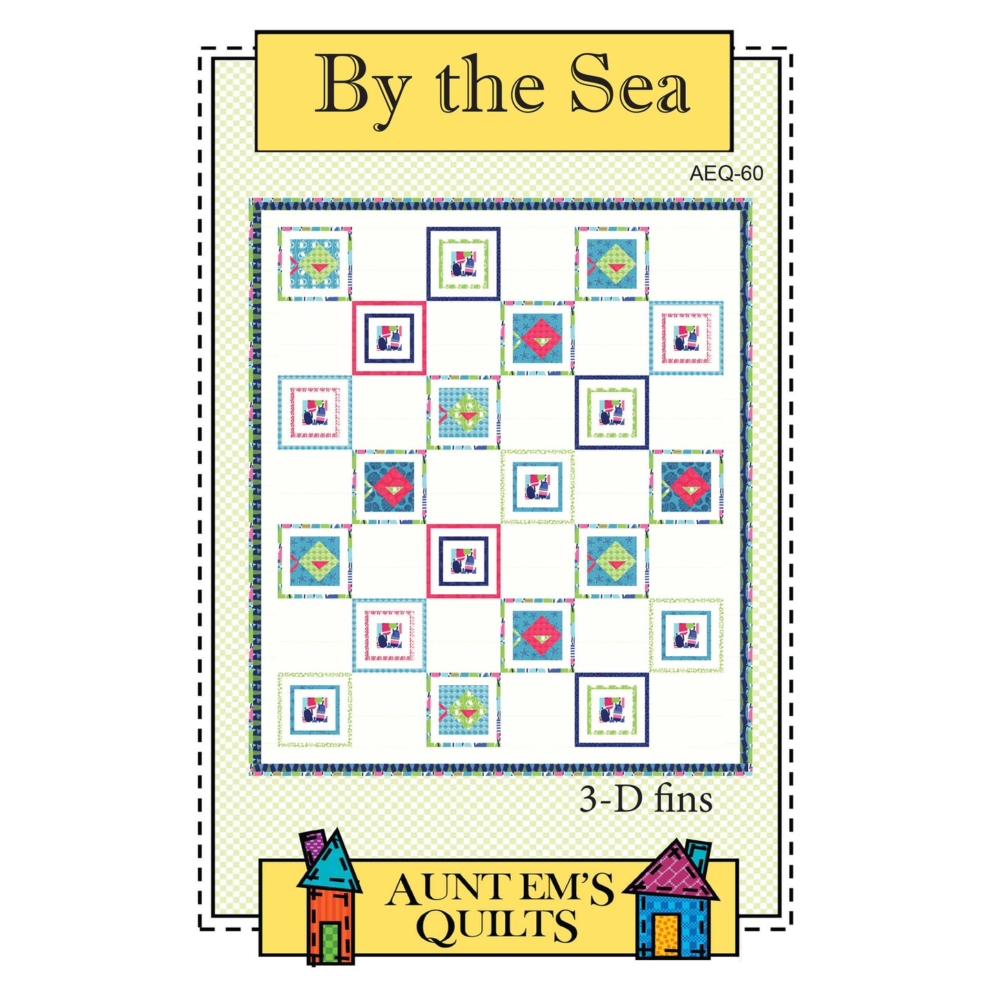 Cover image of pattern for By the Sea quilt.