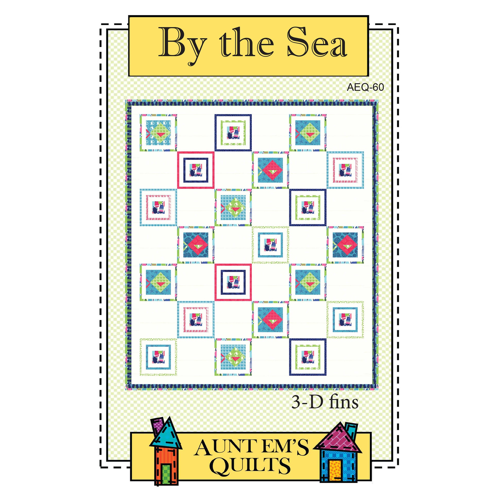 Cover image of pattern for By the Sea quilt.