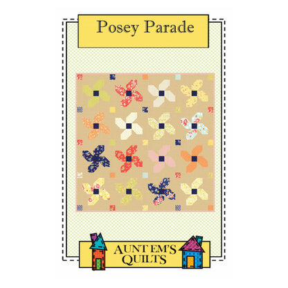 Posey Parade Quilt AEQ-63e - Downloadable Pattern