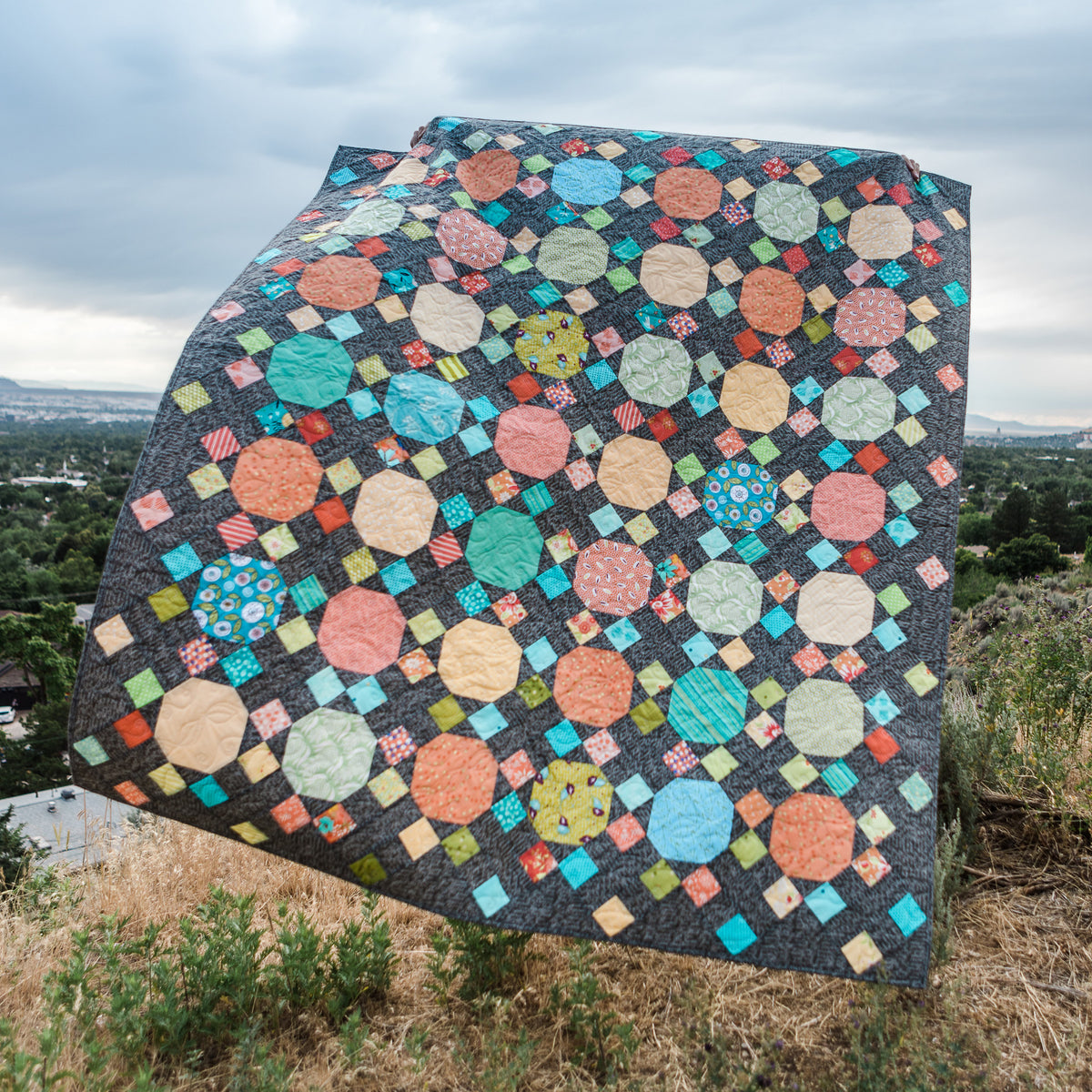 Modern Gems Quilt AEQ-64e - Downloadable Pattern