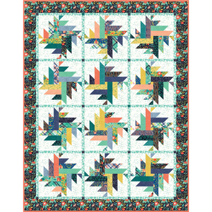Dahlia Quilt AEQ-70e - Downloadable Pattern