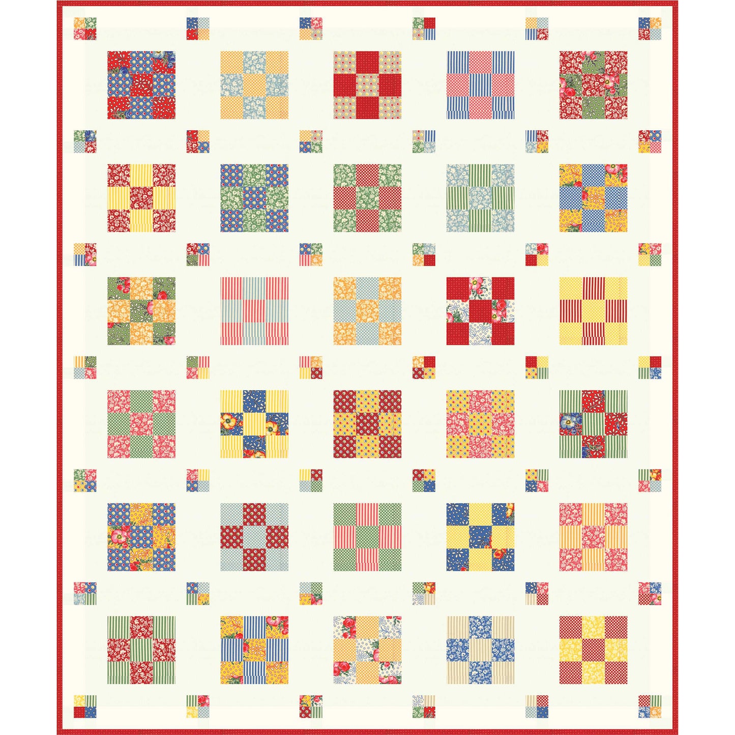 Floating Boxes Quilt Pattern AEQ-71 - Paper Pattern