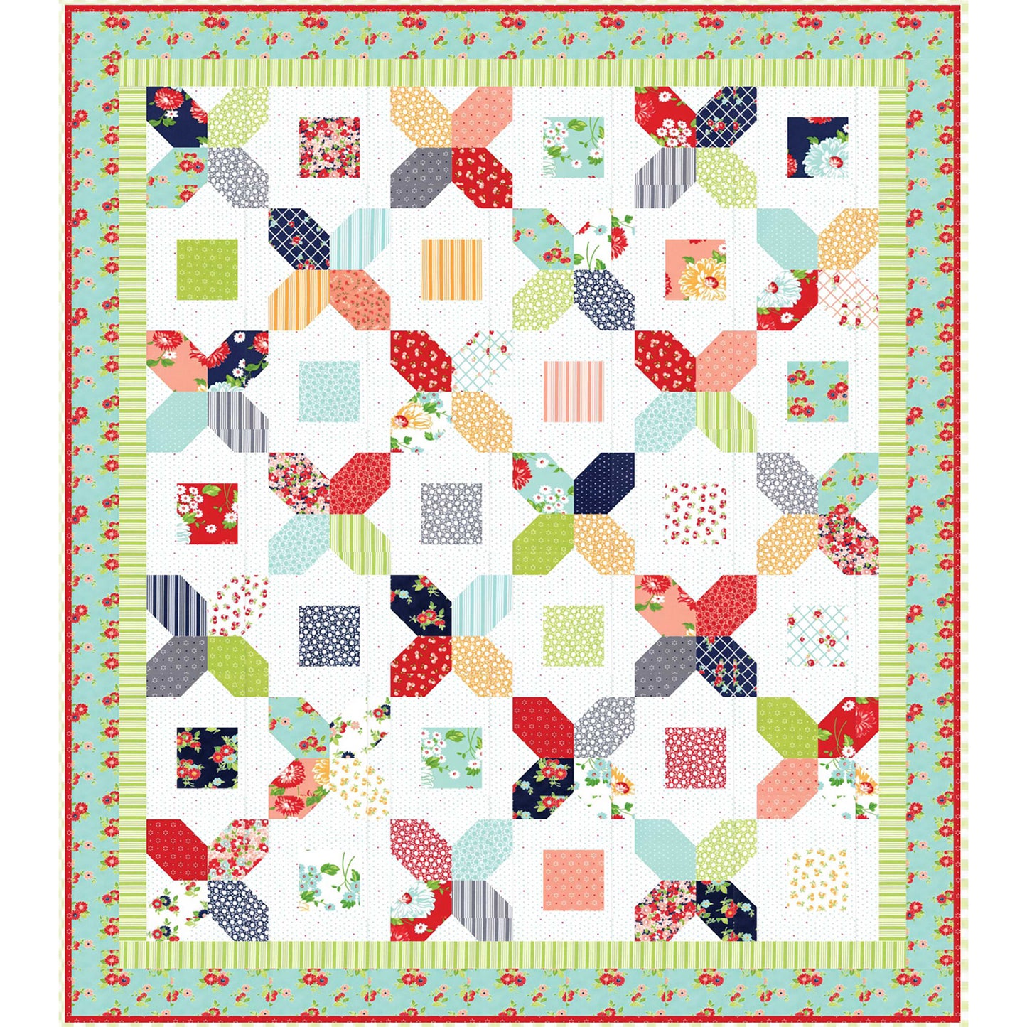 A Bushel & A Peck Quilt Pattern AEQ-72 - Paper Pattern