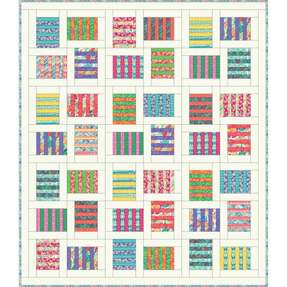 Raised Beds Quilt AEQ-74e - Downloadable Pattern