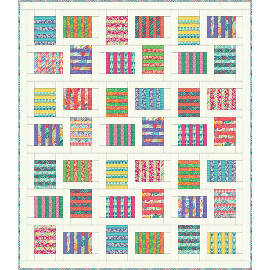 Raised Beds Quilt AEQ-74e - Downloadable Pattern