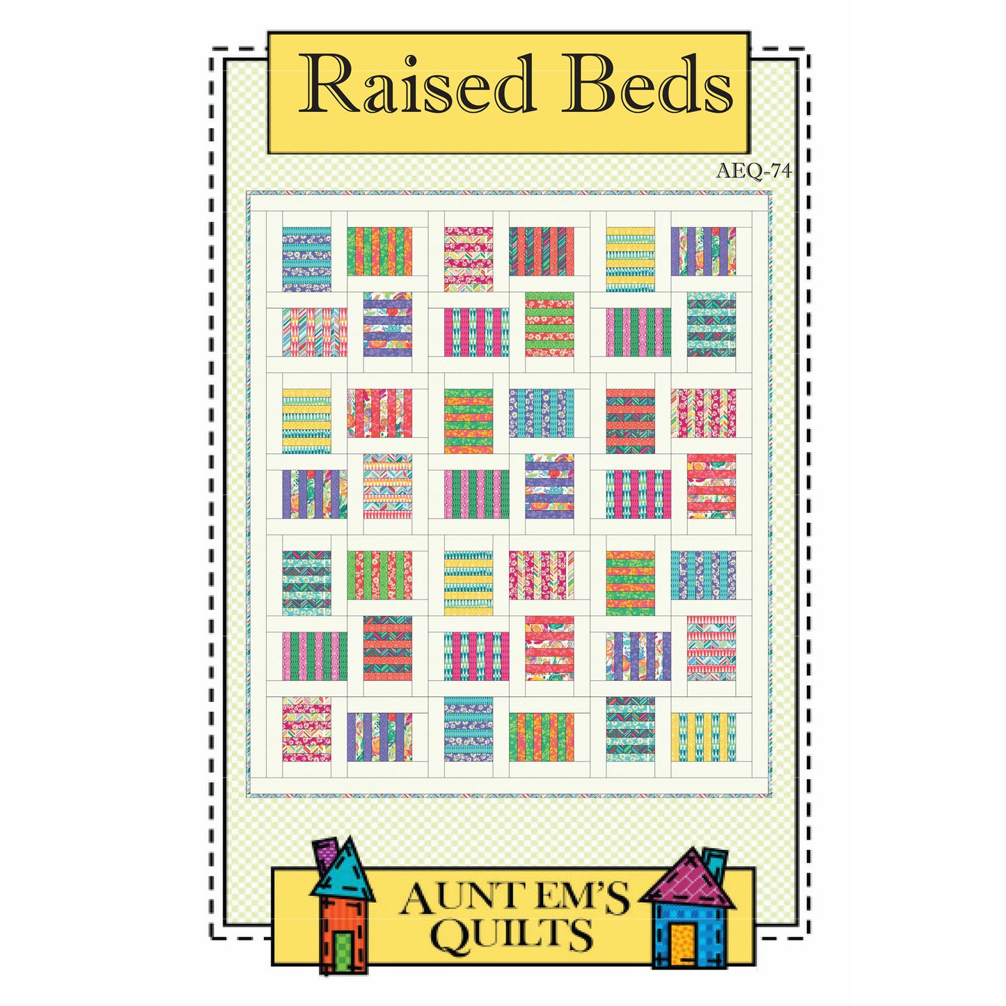 Raised Beds Quilt AEQ-74e - Downloadable Pattern