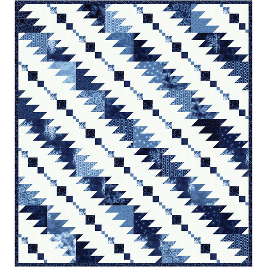 Rhythm & Blues Quilt AEQ-77e - Downloadable Pattern