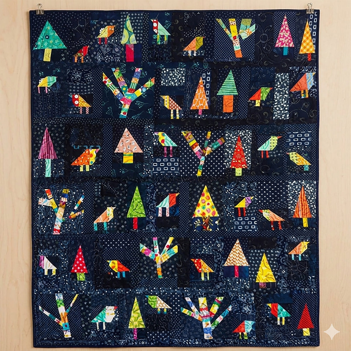 Enchanted Forest Quilt AEQ-81e - Downloadable Pattern