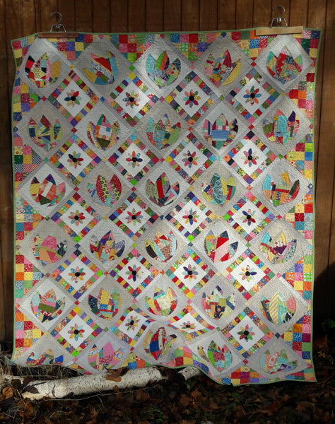 Mary's Garden Quilt AEQ-86e - Downloadable Pattern