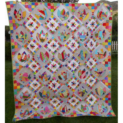 Mary's Garden Quilt AEQ-86e - Downloadable Pattern