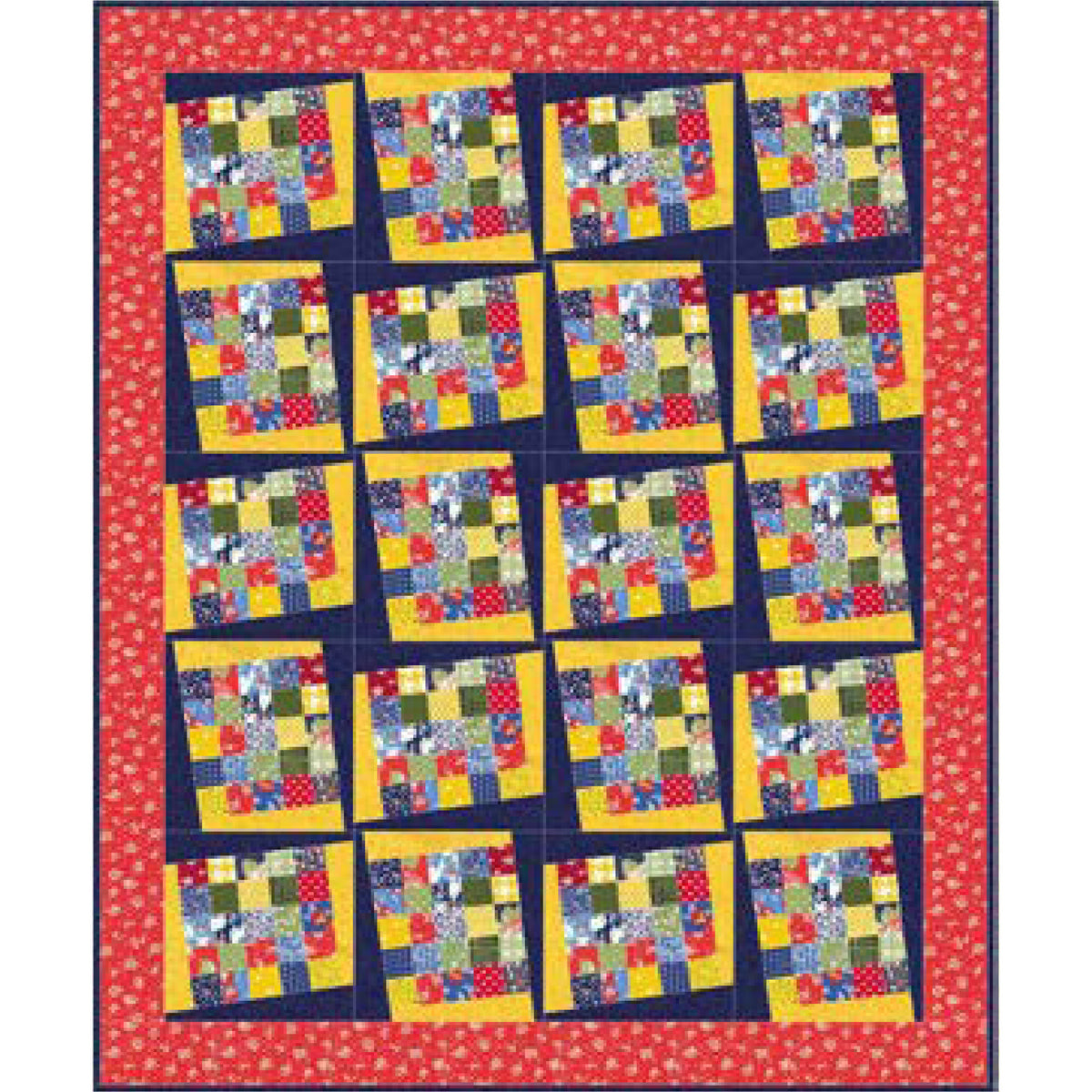 North Star Quilt Pattern AEQ-89 - Paper Pattern