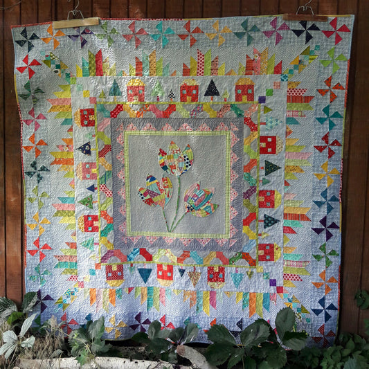 Mountain Home Quilt AEQ-92e - Downloadable Pattern