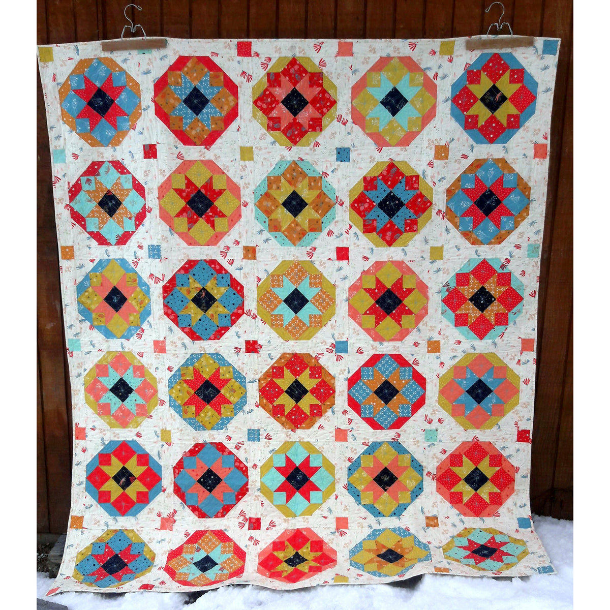 Desert Rose Quilt Pattern AEQ-93 - Paper Pattern