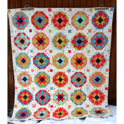 Desert Rose Quilt Pattern AEQ-93 - Paper Pattern