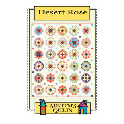 Desert Rose Quilt Pattern AEQ-93 - Paper Pattern