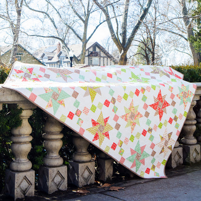 Twisted Star Quilt Pattern AEQ-99w - Wholesale Product