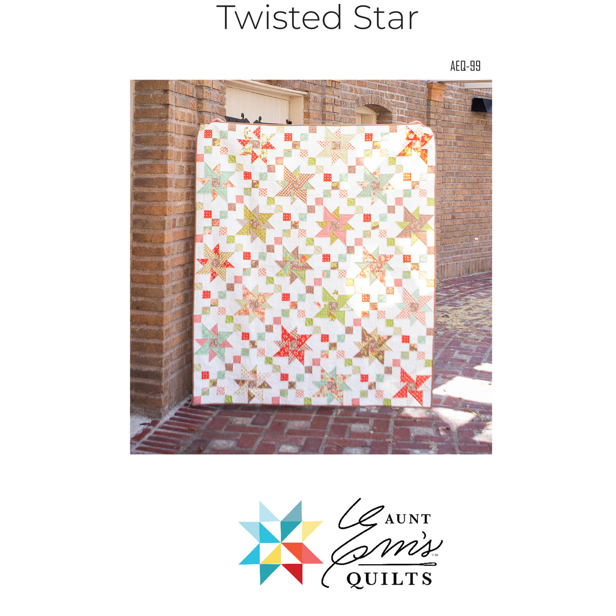 Twisted Star Quilt Pattern AEQ-99w - Wholesale Product