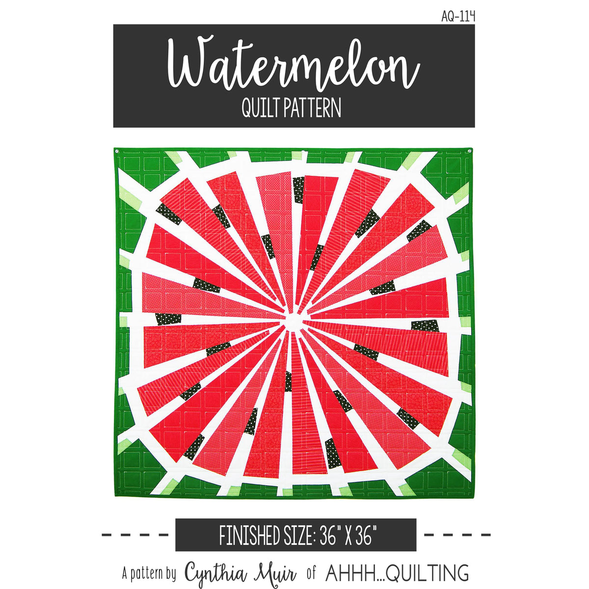 Watermelon Quilt AQ-114e - Downloadable Pattern