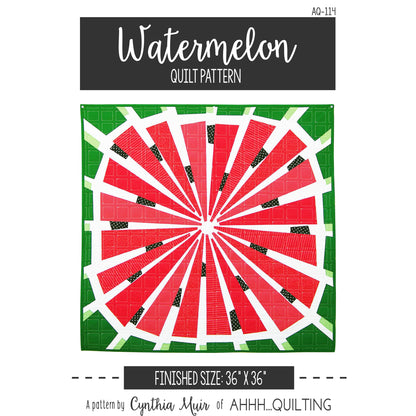 Watermelon Quilt AQ-114e - Downloadable Pattern