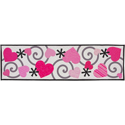 Valentine's Table Runner AQ-116e - Downloadable Pattern